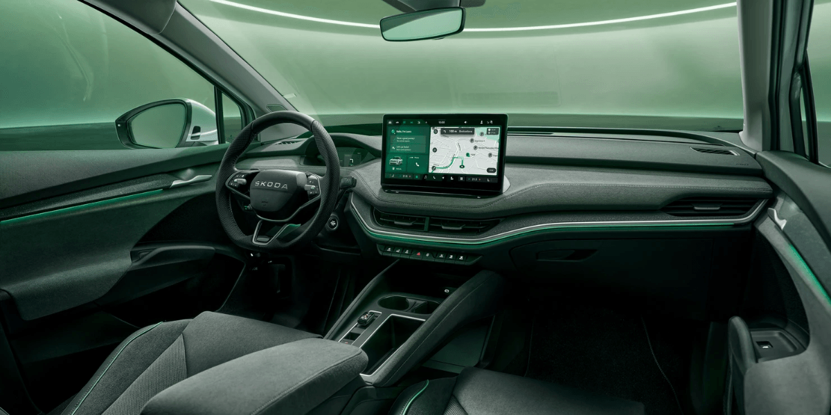 Skoda Enyaq råkade illa ut eftersom man glömt lite olja. (Foto: Skoda)