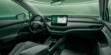 Skoda Enyaq råkade illa ut eftersom man glömt lite olja. (Foto: Skoda)