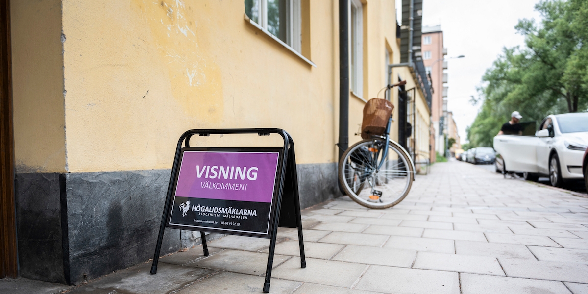 Stockholm Bostadsvisning på Kungsholmen. Det är en myt att bostadspriserna ständigt ökar, det visar en ny rapport.