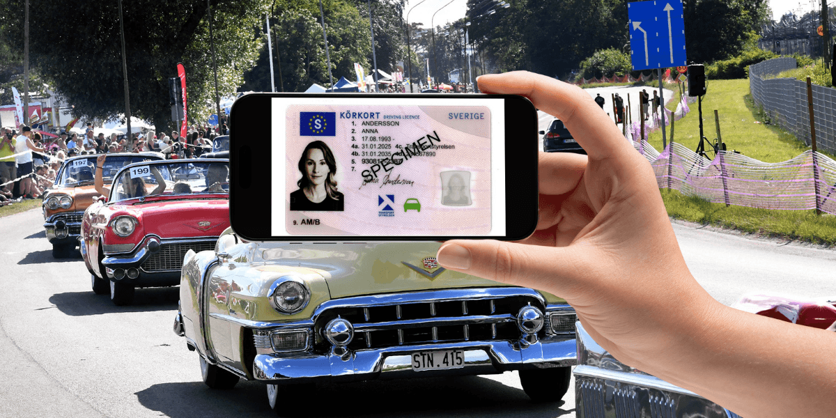 Nya körkort på gång, men även planen på digitala körkort. (Foto: Conny Sillén/TT och Transportstyrelsen)