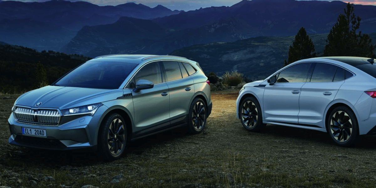 Skoda Enyaq råkade illa ut eftersom man glömt lite olja. (Foto: Skoda)